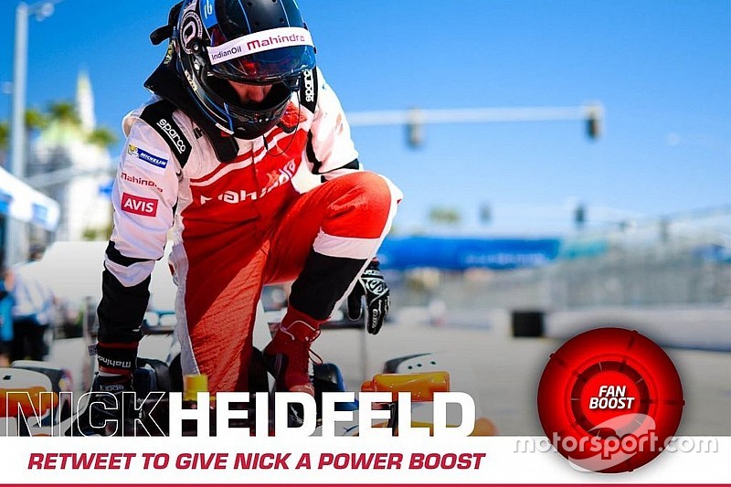 È Nick Heidfeld il leader provvisorio del FanBoost