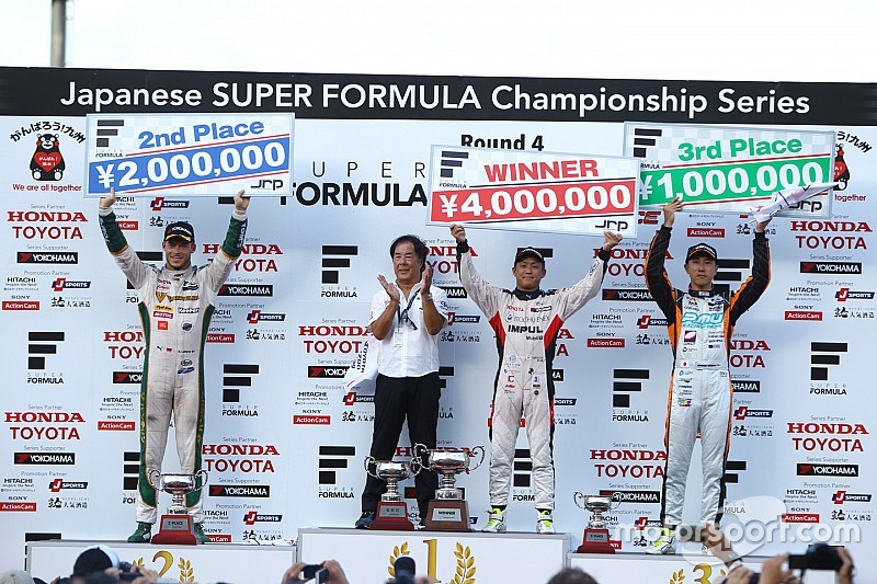 関口がデビュー4戦目でSF初優勝。トヨタエンジントップ5独占