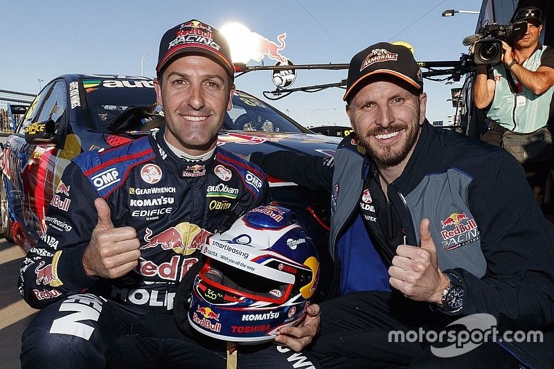 Polesitters Jamie Whincup , Paul Dumbrell, Triple Eight Race Engineering Holden