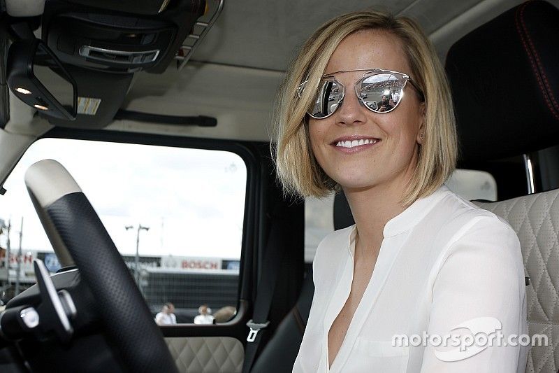 Susie Wolff, wife of Toto Wolff, Mercedes Motorsport director