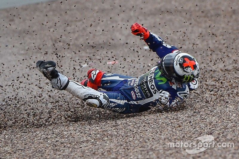 Jorge Lorenzo, Yamaha Factory Racing crash