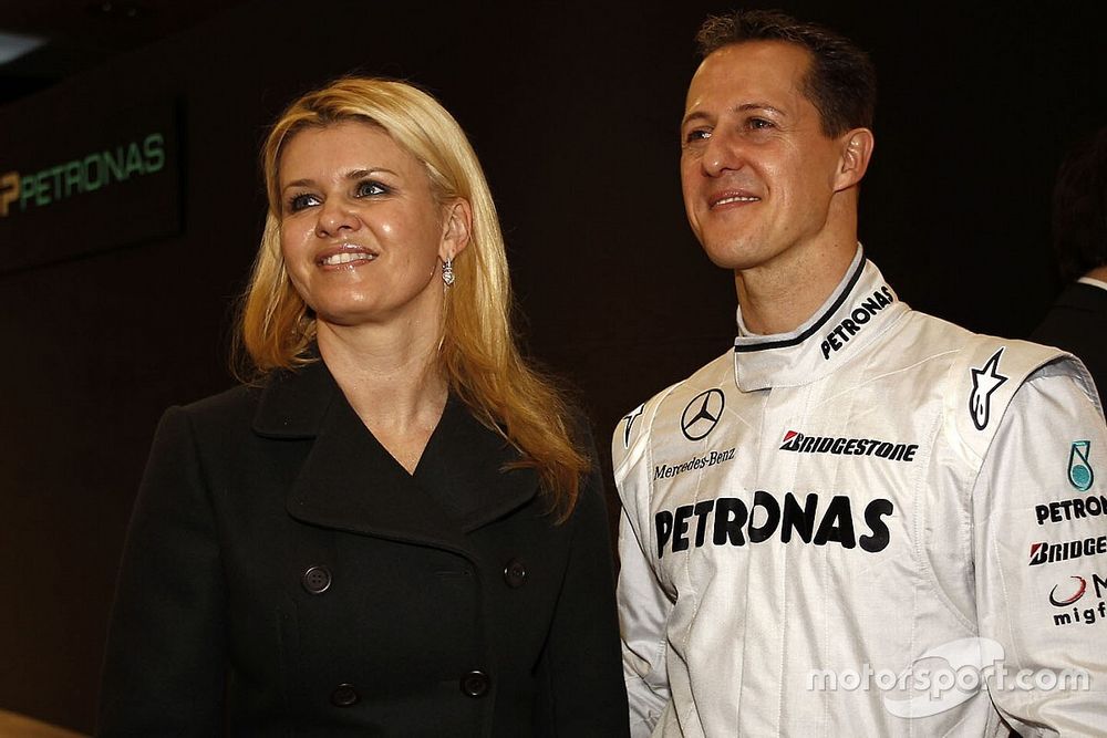 Michael Schumacher with wife Corina