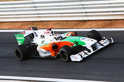 Все машины Force India, которые выходили на старт в Формуле 1