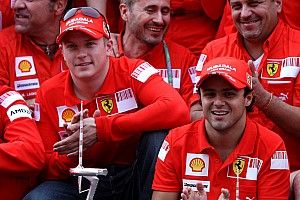 VÍDEO: Massa relembra 'zoação' de Raikkonen com Schumacher em festa da Ferrari