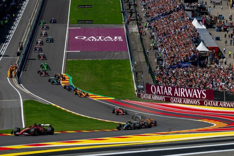 Salida en Spa-Francorchamps