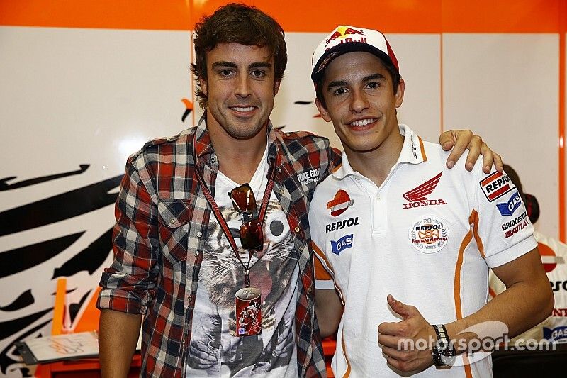 Fernando Alonso and Marc Marquez