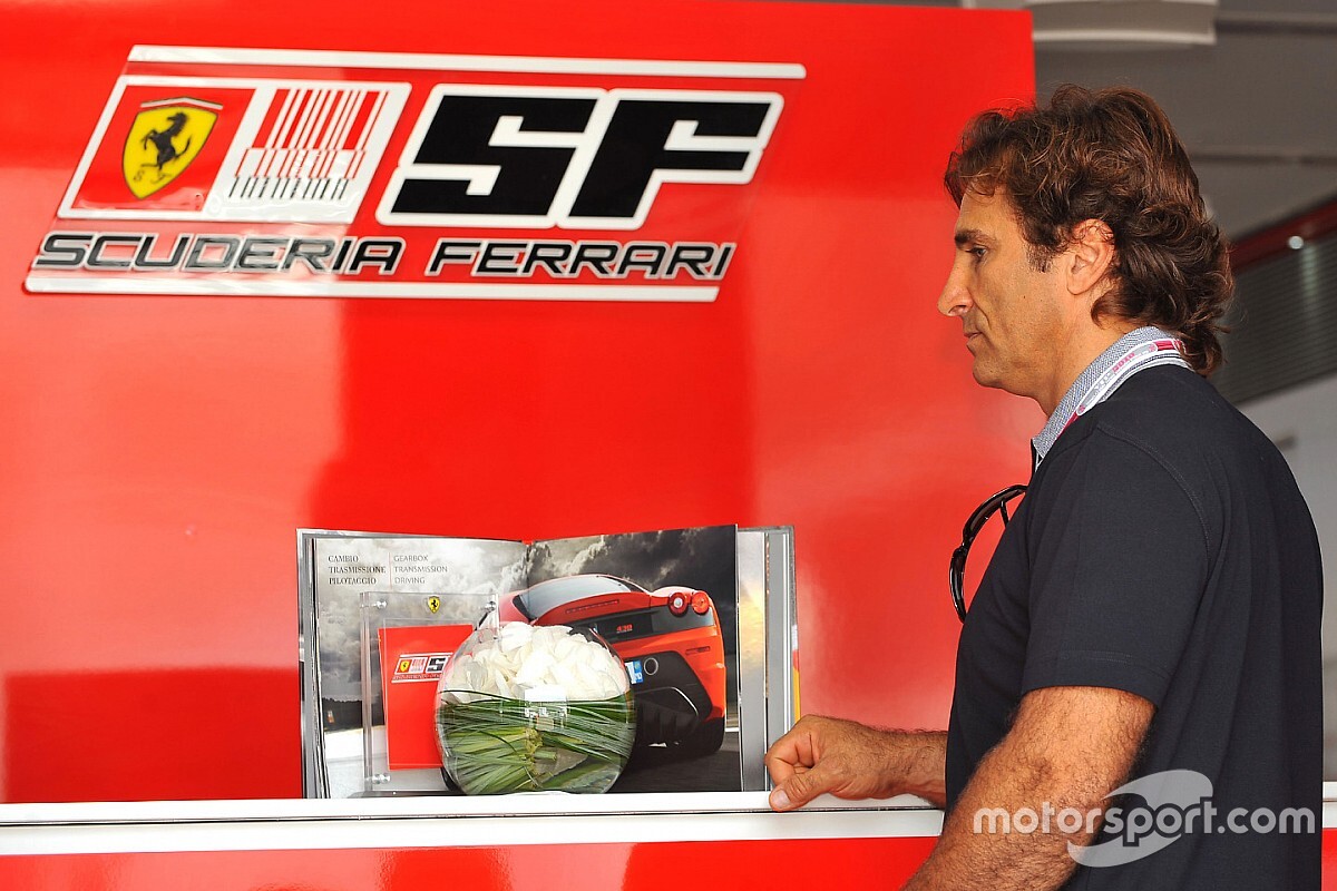 Ferrari llevará mensaje en Austria para Zanardi, quien sigue estable