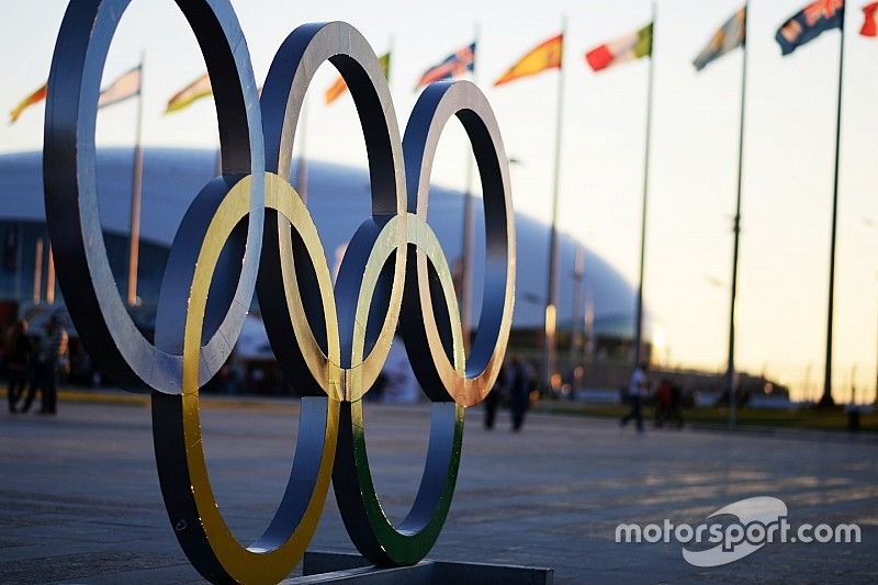 The Sochi Autodrom - Olympic Rings