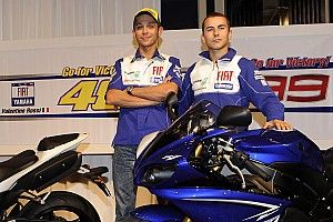 Fotos: el 'reto de los 10 años' de los pilotos de F1 y MotoGP