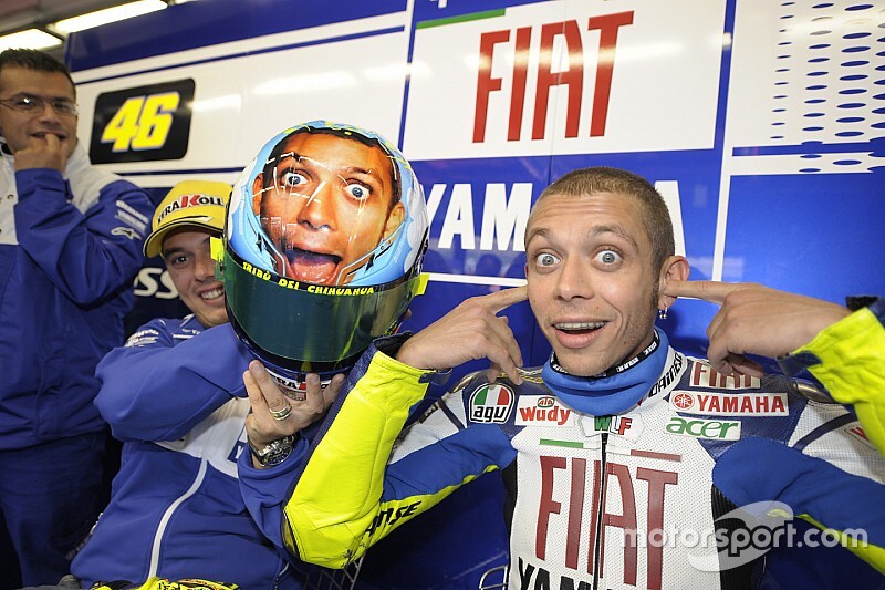 ¿Cuál es el casco favorito de Valentino Rossi?