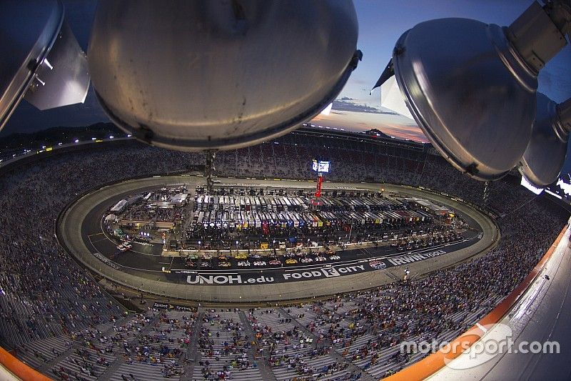 Racing under the lights at Bristol