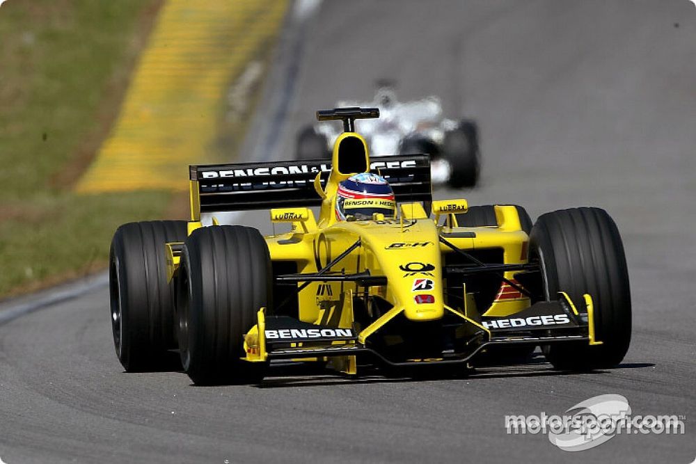 Sato'nun eski Jordan F1 aracı, İngiltere'de pist gününde kullanıma sunuldu