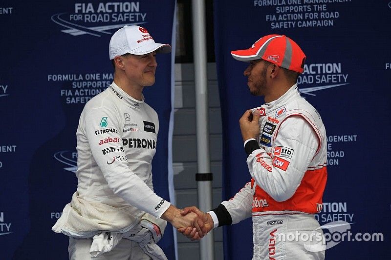 Briatore sobre Hamilton vs. Schumacher: "Antes había mas competitividad"