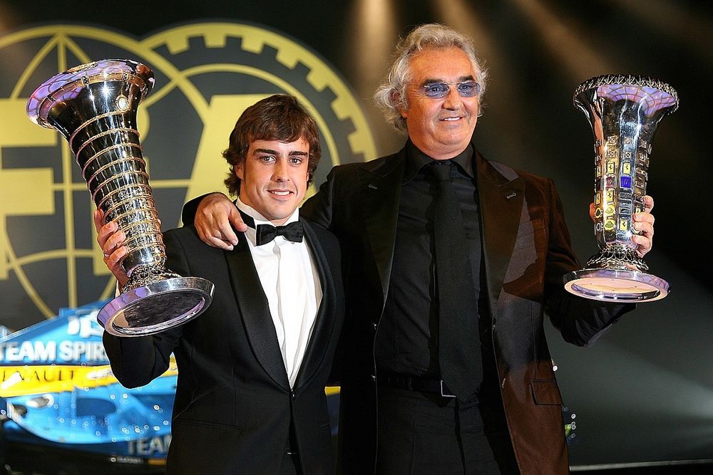 FIA Formula One World Championship: Fernando Alonso and Flavio Briatore, Renault F1