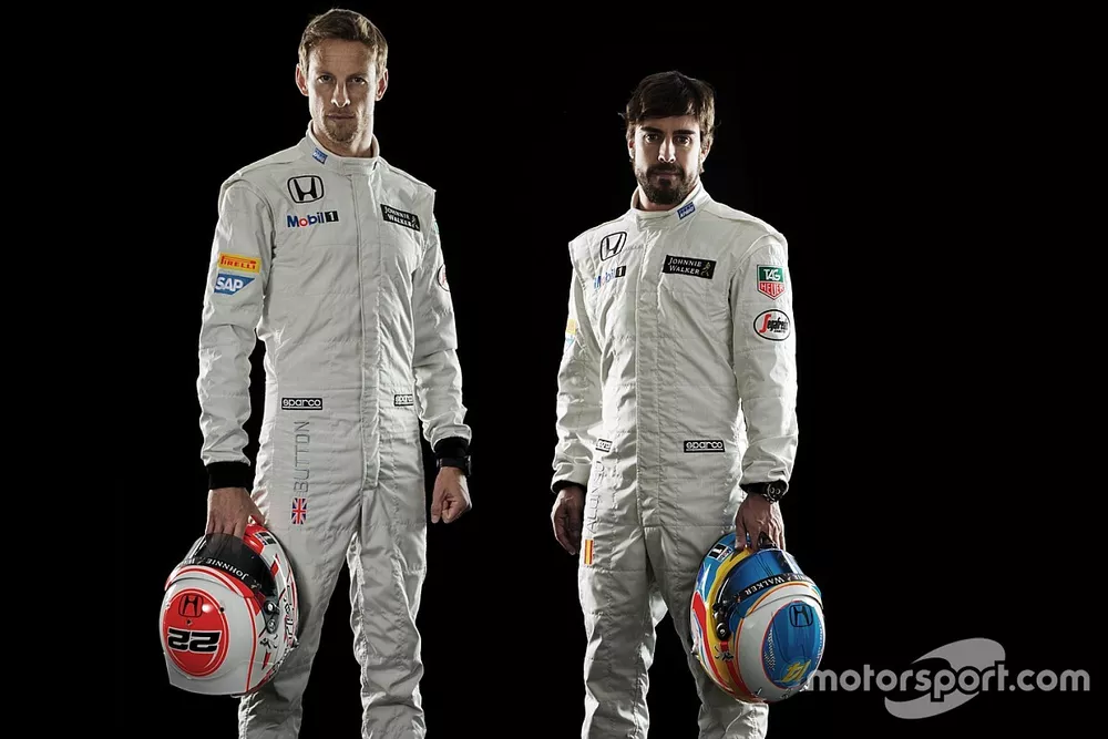 Jenson Button y Fernando Alonso, McLaren Honda