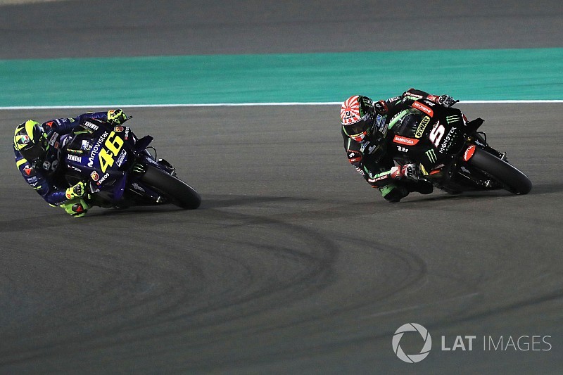 Rossi: "Zarco quería mi moto; estoy contento de que Yamaha me eligiera a mí"