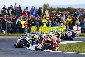 VIDEO: Kontak Marquez-Rossi di MotoGP Australia