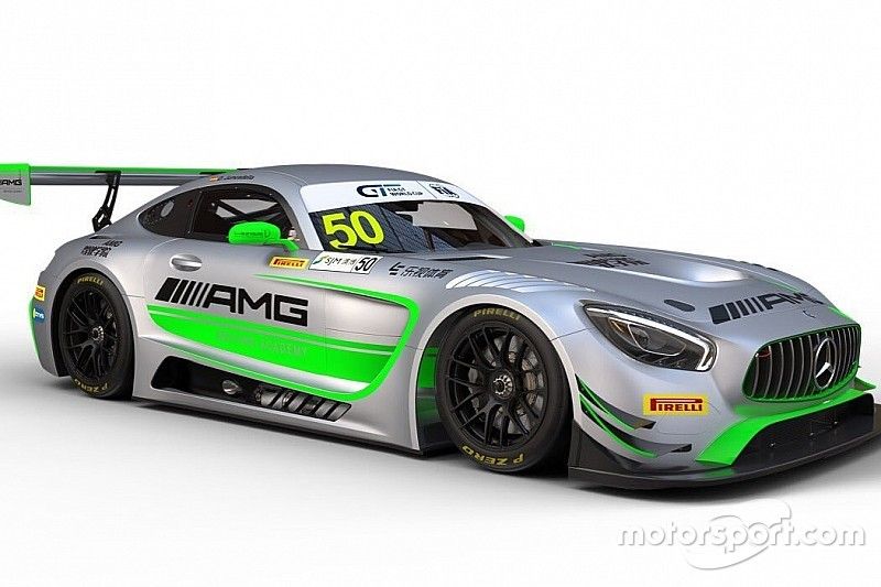 Decoración del Mercedes-AMG GT3 de Dani Juncadella