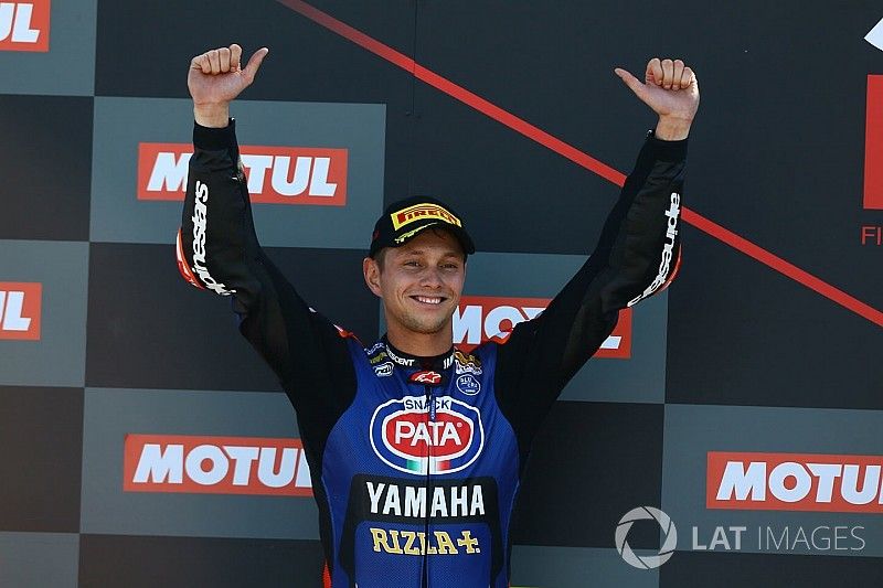 Podium: nummer twee Michael van der Mark, Pata Yamaha