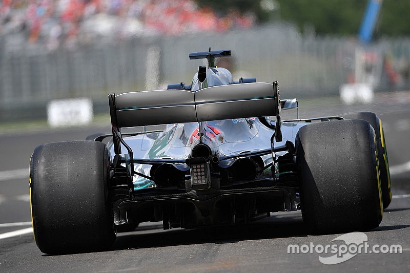 Les pneus arrière font souffrir Mercedes en Hongrie