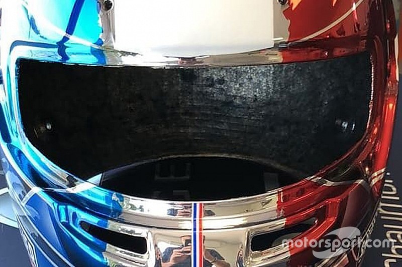 Photos - Le casque de Romain Grosjean pour le GP de France