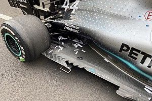 Floor damage made Hamilton's race a "struggle"