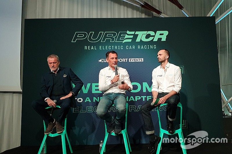 Marcello Lotti, CEO Wsc Ltd., François Ribeiro, Eurosport Events, Xavier Gavory, Pure ETCR Director