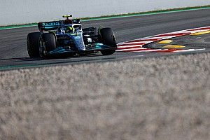 Hamilton: "Es la primera vez que conducimos sin porpoising"