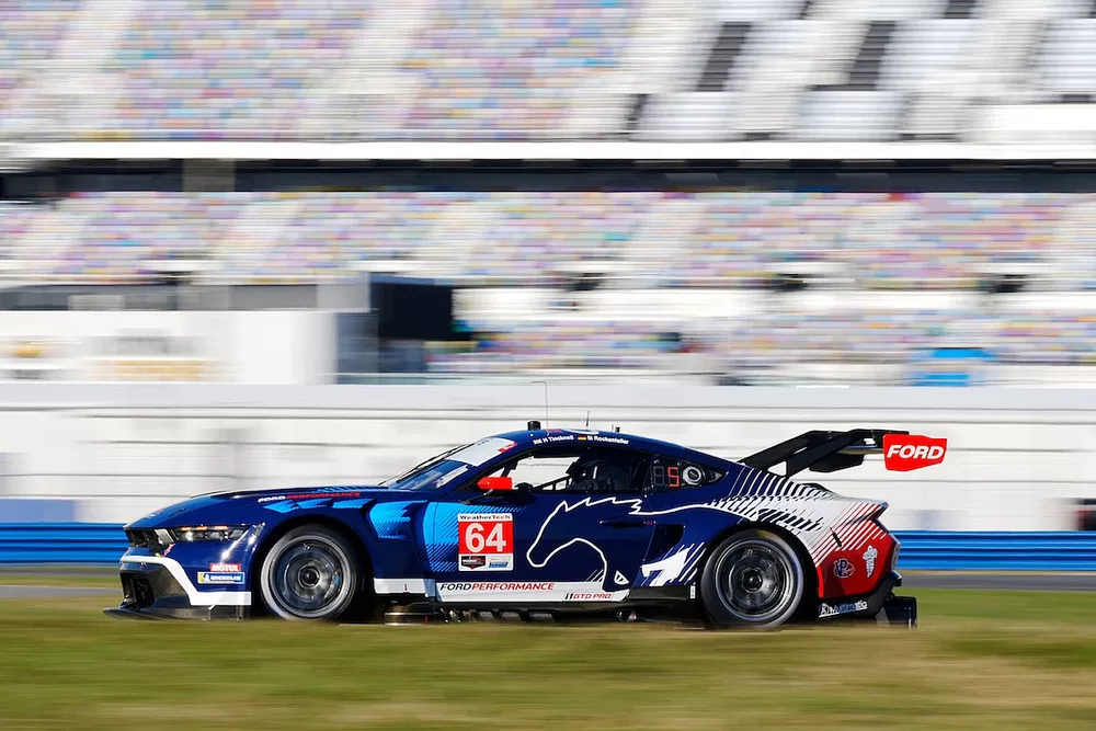 #64: Ford Multimatic Motorsports, Ford Mustang GT3, GTD PRO: Harry Tincknell, Mike Rockenfeller