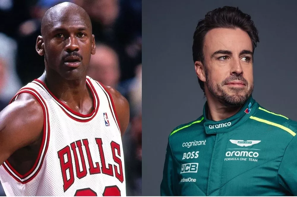 Michael Jordan e Fernando Alonso