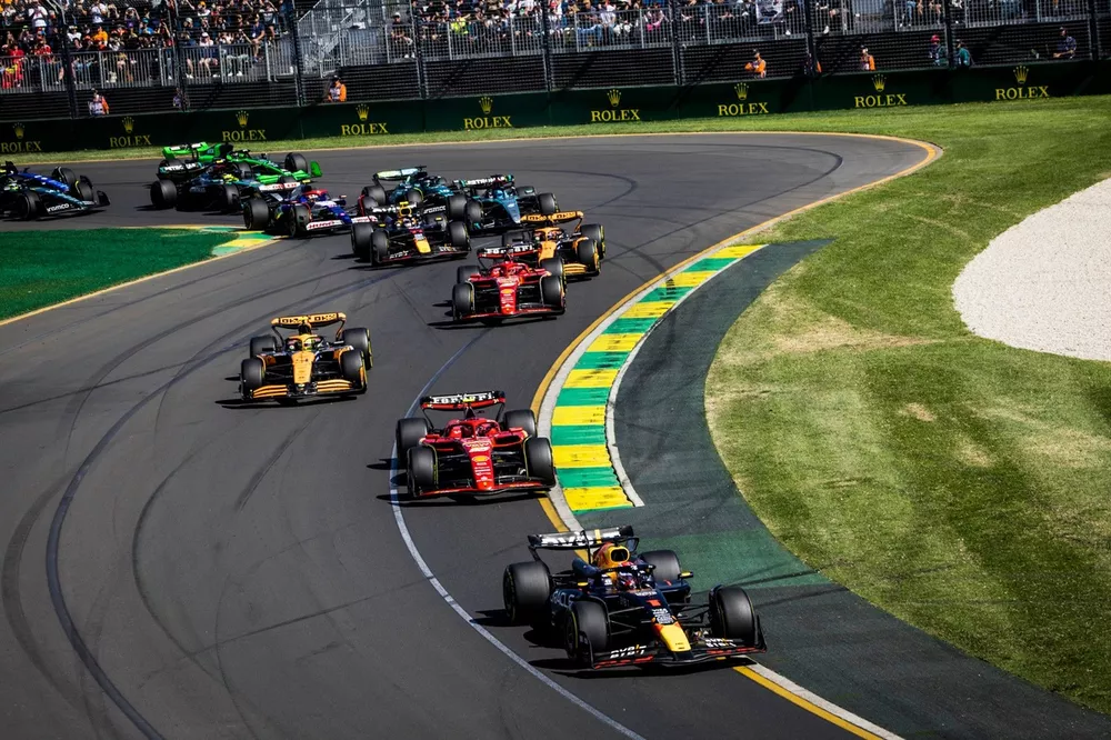 Max Verstappen, Red Bull Racing RB20, Carlos Sainz, Ferrari SF-24, Lando Norris, McLaren MCL38, Charles Leclerc, Ferrari SF-24, Oscar Piastri, McLaren MCL38, Sergio Perez, Red Bull Racing RB20