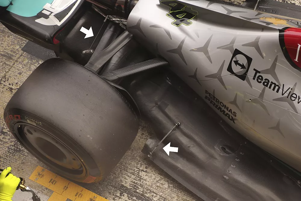 Piso r&iacute;gido Mercedes W13