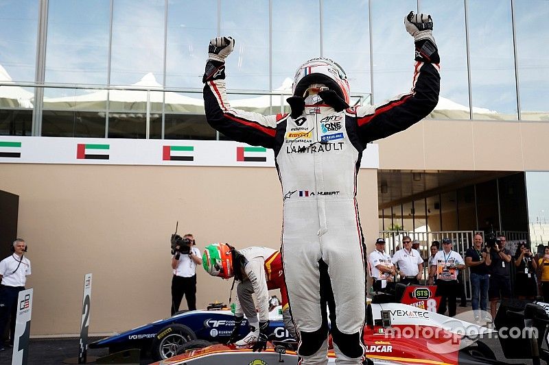 Anthoine Hubert, ART Grand Prix celebra el título de campeón de GP3