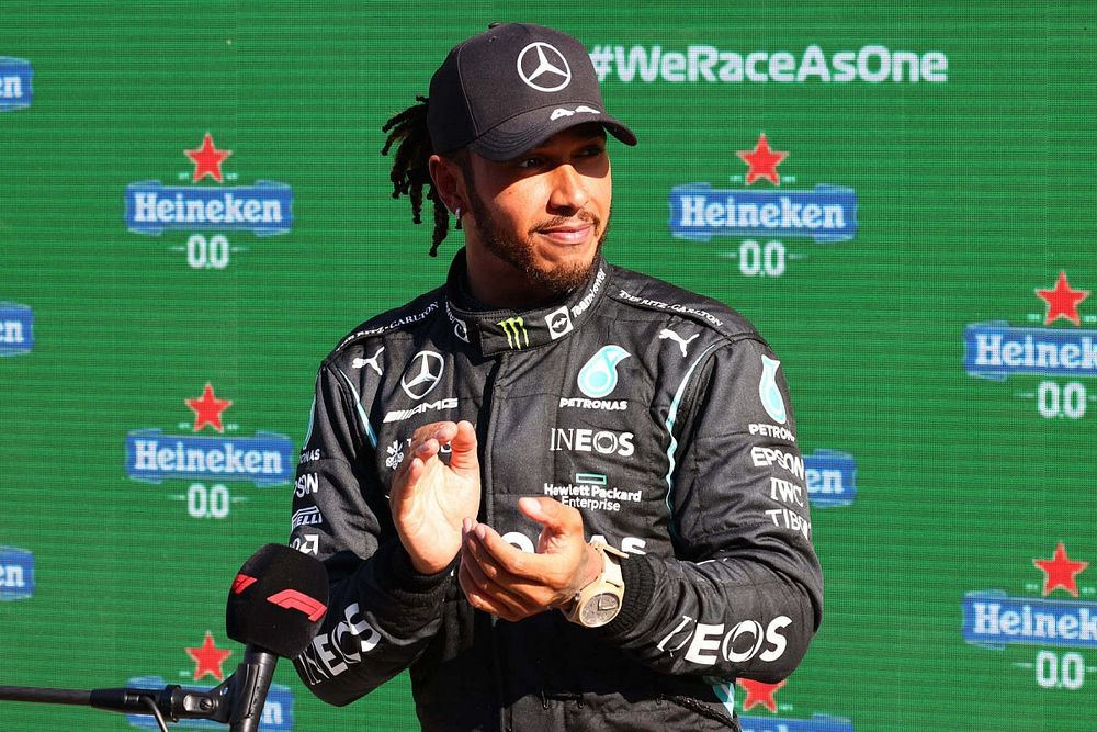 Segundo lugar Lewis Hamilton, Mercedes