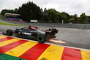 Hamilton: Mercedes was a "handful" compared to rivals in wet weather at Spa