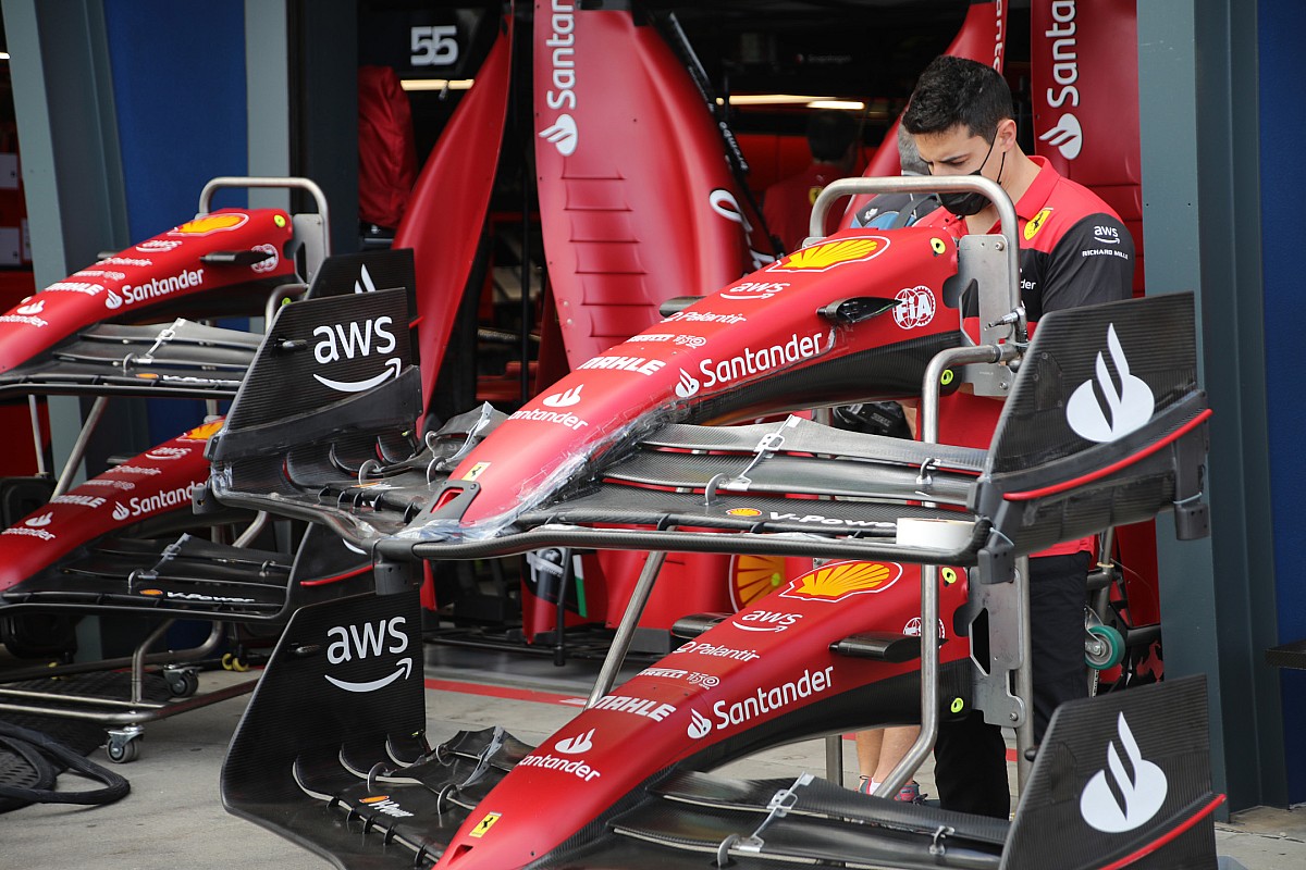 F1 Ferrari F175 five laser sensors to measure heights Pledge Times