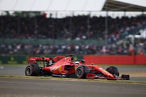 Vettel no se sintió cómodo con el coche en Silverstone