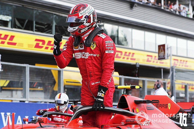 Leclerc domina em Spa e vence sua 1ª corrida na F1