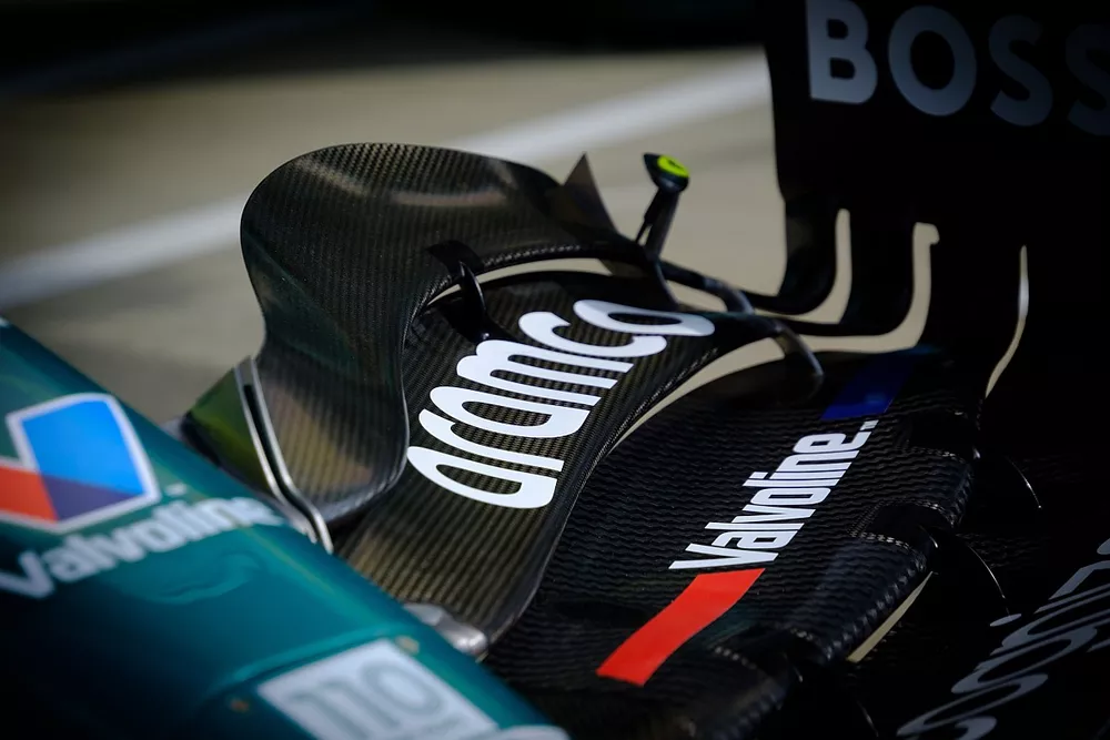 Aston Martin AMR23, front wing detail