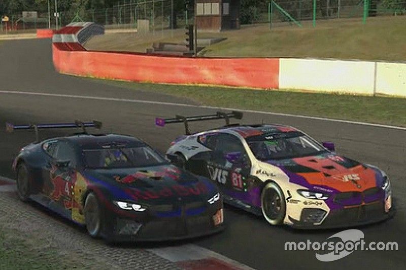 Coanda golpea primero y RedBull se estrena en el podio en la cita inaugural del VRS GT iRacing World Championship