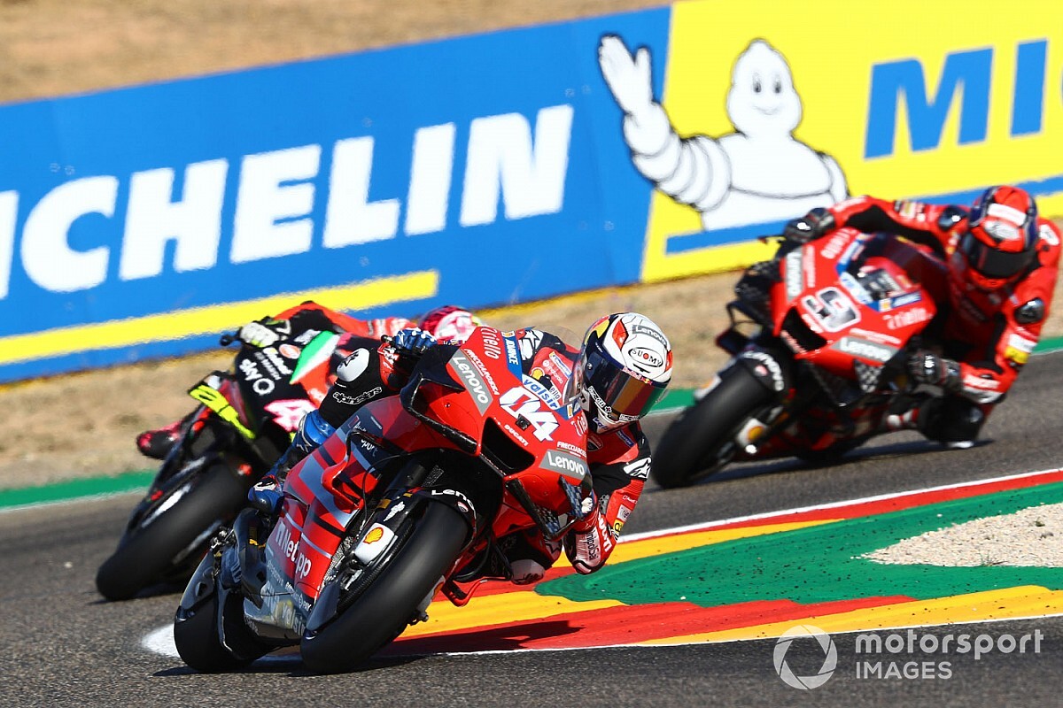 Petrucci: "Siento que Dovizioso no pasara a la Q2, pero corro para mí"