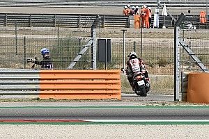 À terre après cinq virages, Nakagami regrette une "erreur stupide"