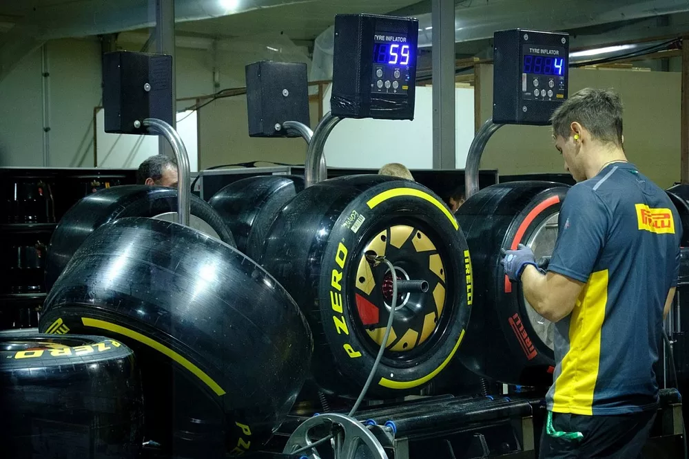 Preparaci&oacute;n de los neum&aacute;ticos Pirelli