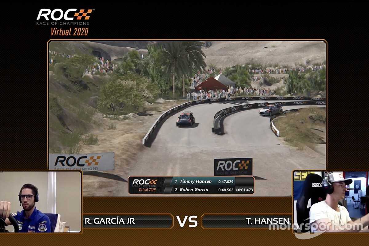 Individuele Virtual Race of Champions prooi voor Hansen