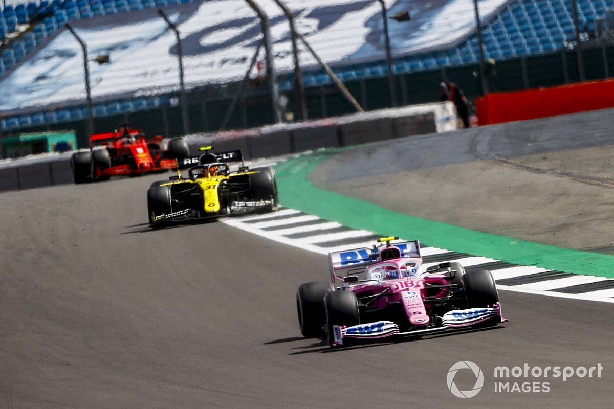 Renault sigue su cruzada y protesta contra Racing Point en Silverstone
