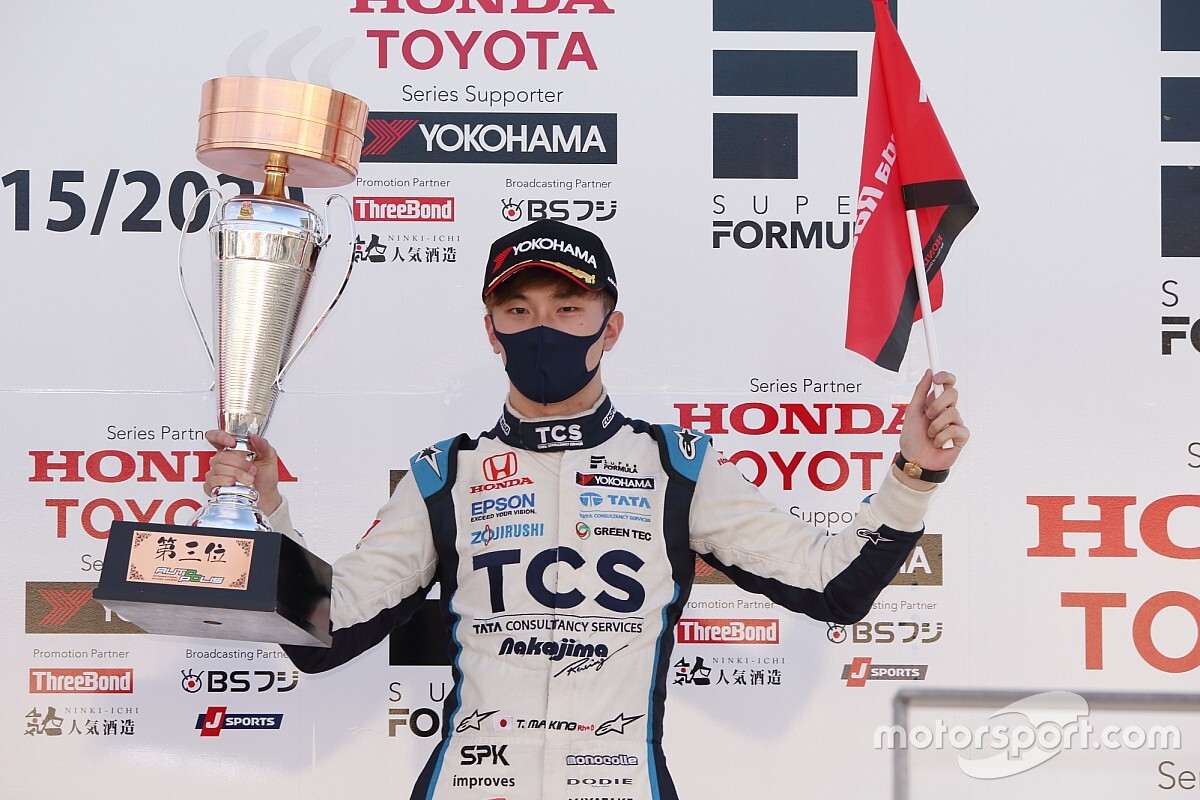 牧野任祐、SF初の表彰台も満足せず「展開次第では勝てるチャンスもあった」