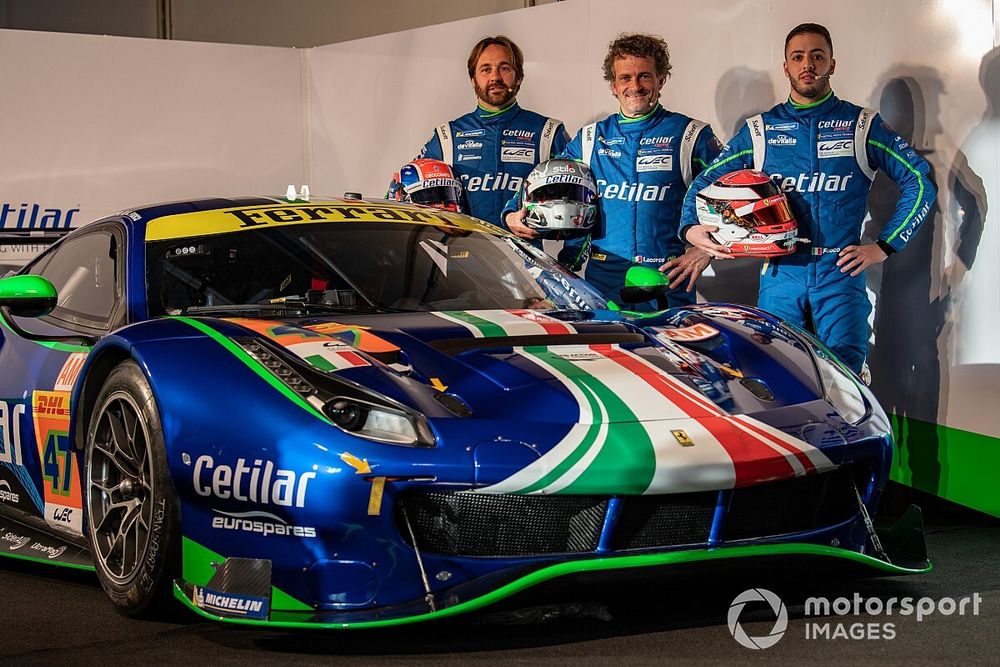 #47 Cetilar Racing-AF Corse, Ferrari 488 GTE Evo: Giorgio Sernagiotto, Roberto Lacorte, Antonio Fuoco