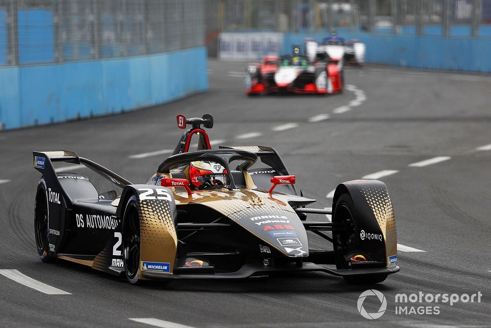 Jean-Eric Vergne, DS Techeetah, DS E-Tense FE21, Lucas Di Grassi, Audi Sport ABT Schaeffler, Audi e-tron FE07