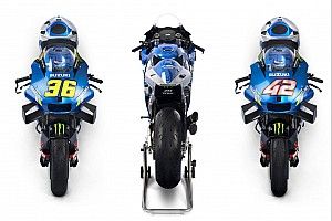 Suzuki unveils bike for MotoGP title defence