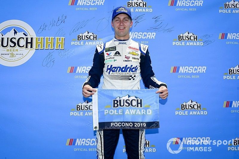 Pole sitter William Byron, Hendrick Motorsports